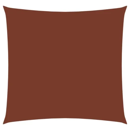 Toldo de vela cuadrado tela Oxford terracota 2,5x2,5 m de vidaXL, Sombrillas - Ref: Foro24-135356, Precio: 29,15 €, Descuento: %