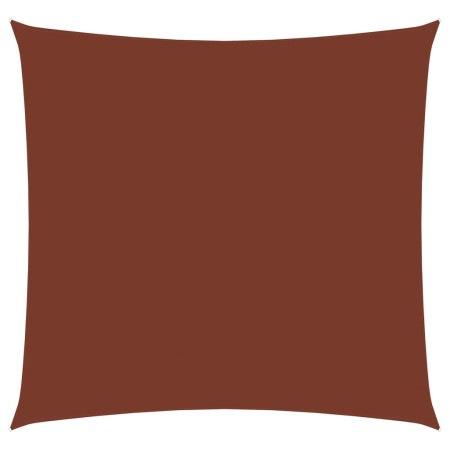 Toldo de vela cuadrado tela Oxford terracota 7x7 m de vidaXL, Sombrillas - Ref: Foro24-135363, Precio: 133,48 €, Descuento: %