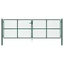 Grünes Gartengittertor aus Stahl, 400 x 125 cm von vidaXL, Gartentore - Ref: Foro24-145749, Preis: 437,10 €, Rabatt: %