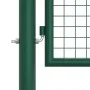 Grünes Gartengittertor aus Stahl, 400 x 125 cm von vidaXL, Gartentore - Ref: Foro24-145749, Preis: 437,10 €, Rabatt: %