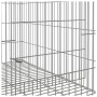 Jaula para conejos hierro galvanizado 78x54x54 cm de vidaXL, Jaulas y habitáculos para animales pequeños - Ref: Foro24-171567...