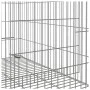 Jaula para conejos hierro galvanizado 78x54x54 cm de vidaXL, Jaulas y habitáculos para animales pequeños - Ref: Foro24-171567...
