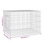 Jaula para conejos hierro galvanizado 78x54x54 cm de vidaXL, Jaulas y habitáculos para animales pequeños - Ref: Foro24-171567...