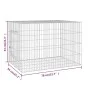 Jaula para conejos hierro galvanizado 78x54x54 cm de vidaXL, Jaulas y habitáculos para animales pequeños - Ref: Foro24-171567...