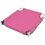 Tumbona plegable con cojín para la cabeza acero rosa magenta de vidaXL, Tumbonas - Ref: Foro24-310333, Precio: 94,60 €, Descu...