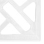 Base de sombrilla de hierro fundido blanco 44x44x31 cm de vidaXL, Bases para sombrillas - Ref: Foro24-317761, Precio: 56,89 €...