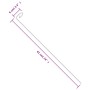 Tutores para plantas 20 unidades acero verde oscuro 61 cm de vidaXL, Enrejados y soportes para plantas - Ref: Foro24-319364, ...