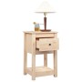Mesitas de noche 2 uds madera maciza de pino 40x35x61,5 cm de vidaXL, Taquillas y armarios de almacenamiento - Ref: Foro24-82...