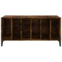 Mueble discos madera contrachapada roble ahumado 100x38x48 cm de vidaXL, Almacenamiento para CD y DVD - Ref: Foro24-831986, P...