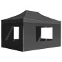 Carpa plegable con paredes aluminio gris antracita 4,5x3 m de vidaXL, Carpas y cenadores - Ref: Foro24-45498, Precio: 284,36 ...