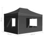 Carpa plegable con paredes aluminio gris antracita 4,5x3 m de vidaXL, Carpas y cenadores - Ref: Foro24-45498, Precio: 284,36 ...