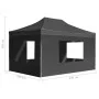 Carpa plegable con paredes aluminio gris antracita 4,5x3 m de vidaXL, Carpas y cenadores - Ref: Foro24-45498, Precio: 302,89 ...