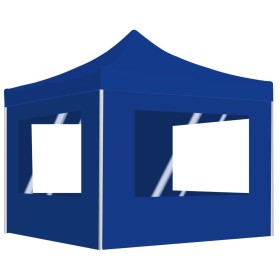 Carpa plegable profesional con paredes aluminio azul 2x2 m de vidaXL, Carpas y cenadores - Ref: Foro24-48931, Precio: 157,70 ...