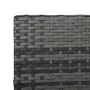 Garden lounger with gray synthetic rattan cushion by vidaXL, Loungers - Ref: Foro24-48147, Price: 163,33 €, Discount: %