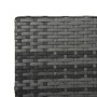 Tumbona de jardín con cojín de ratán sintético gris de vidaXL, Tumbonas - Ref: Foro24-48147, Precio: 157,02 €, Descuento: %