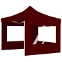 Carpa plegable profesional paredes aluminio color burdeos 2x2 m de vidaXL, Carpas y cenadores - Ref: Foro24-48933, Precio: 15...