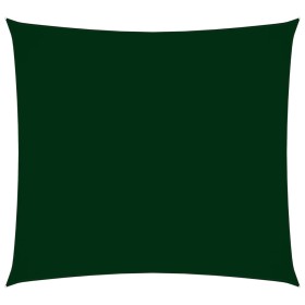 Toldo de vela cuadrado tela Oxford verde oscuro 3x3 m de vidaXL, Sombrillas - Ref: Foro24-135467, Precio: 36,31 €, Descuento: %