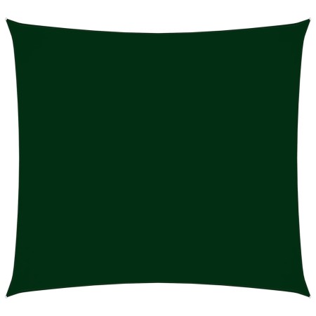Toldo de vela cuadrado tela Oxford verde oscuro 3x3 m de vidaXL, Sombrillas - Ref: Foro24-135467, Precio: 36,31 €, Descuento: %