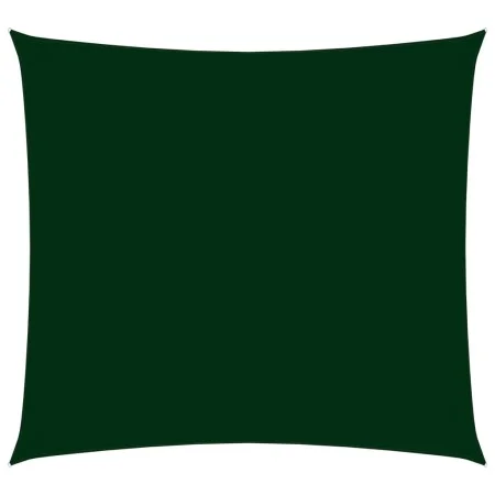 Toldo de vela cuadrado tela Oxford verde oscuro 5x5 m de vidaXL, Sombrillas - Ref: Foro24-135471, Precio: 76,69 €, Descuento: %