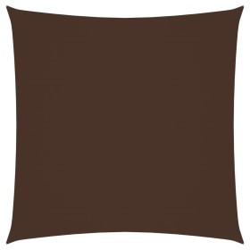 Toldo de vela cuadrado tela Oxford marrón 2,5x2,5 m de vidaXL, Sombrillas - Ref: Foro24-135796, Precio: 29,74 €, Descuento: %