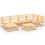 Juego de muebles de jardín 7 piezas madera maciza de pino de vidaXL, Conjuntos de jardín - Ref: Foro24-3075689, Precio: 419,7...