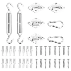 Juego de accesorios para toldo de vela 8 pzas acero inoxidable by vidaXL, Accessories for awnings - Ref: Foro24-310243, Price...