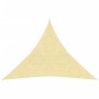 Toldo de vela HDPE beige 160 g/m² 6x6x6 m de vidaXL, Sombrillas - Ref: Foro24-311157, Precio: 39,78 €, Descuento: %