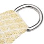 Toldo de vela HDPE beige 160 g/m² 6x6x6 m de vidaXL, Sombrillas - Ref: Foro24-311157, Precio: 39,78 €, Descuento: %