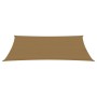Toldo de vela HDPE gris taupe 160 g/m² 4x7 m de vidaXL, Sombrillas - Ref: Foro24-311410, Precio: 66,25 €, Descuento: %