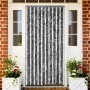 Cortina mosquitera chenilla gris y blanco 118x220 cm de vidaXL, Mosquiteras para ventanas - Ref: Foro24-315125, Precio: 72,12...
