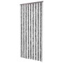 Cortina mosquitera chenilla gris y blanco 118x220 cm de vidaXL, Mosquiteras para ventanas - Ref: Foro24-315125, Precio: 64,12...