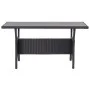 Mesa de jardín ratán sintético negro 120x70x66 cm de vidaXL, Mesas de jardín - Ref: Foro24-316585, Precio: 210,00 €, Descuent...