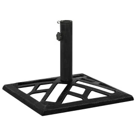 Base de sombrilla de hierro fundido negro 44x44x31 cm de vidaXL, Bases para sombrillas - Ref: Foro24-317763, Precio: 56,23 €,...