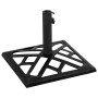 Base de sombrilla de hierro fundido negro 44x44x31 cm de vidaXL, Bases para sombrillas - Ref: Foro24-317763, Precio: 57,50 €,...