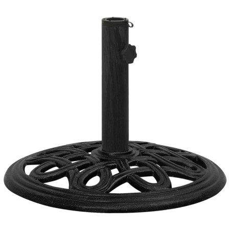 Base de sombrilla de hierro fundido negro 44x44x32 cm de vidaXL, Bases para sombrillas - Ref: Foro24-317768, Precio: 68,56 €,...