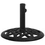 Base de sombrilla de hierro fundido negro 44x44x32 cm de vidaXL, Bases para sombrillas - Ref: Foro24-317768, Precio: 67,11 €,...