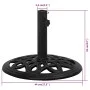 Base de sombrilla de hierro fundido negro 44x44x32 cm de vidaXL, Bases para sombrillas - Ref: Foro24-317768, Precio: 67,11 €,...