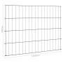 Set de valla de jardín arqueada verde 115x79 cm de vidaXL, Paneles de vallas - Ref: Foro24-146105, Precio: 91,49 €, Descuento: %