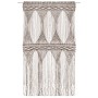 Cortina de macramé algodón gris taupé 140x240 cm de vidaXL, Cortinas y visillos - Ref: Foro24-323984, Precio: 50,99 €, Descue...