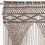 Cortina de macramé algodón gris taupé 140x240 cm de vidaXL, Cortinas y visillos - Ref: Foro24-323984, Precio: 50,99 €, Descue...