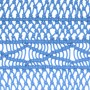 Cortina de macramé algodón azul 140x240 cm de vidaXL, Cortinas y visillos - Ref: Foro24-323990, Precio: 47,84 €, Descuento: %