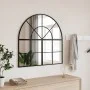 Espejo de pared arco de hierro negro 80x80 cm de vidaXL, Espejos - Ref: Foro24-3200631, Precio: 126,67 €, Descuento: %