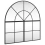 Espejo de pared arco de hierro negro 80x80 cm de vidaXL, Espejos - Ref: Foro24-3200631, Precio: 126,67 €, Descuento: %