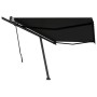 Toldo de pie retráctil manual gris antracita 500x300 cm de vidaXL, Toldos - Ref: Foro24-3069779, Precio: 585,43 €, Descuento: %