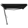 Toldo de pie retráctil manual gris antracita 500x300 cm de vidaXL, Toldos - Ref: Foro24-3069779, Precio: 585,43 €, Descuento: %