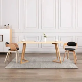 Sillas de comedor 2 unidades madera curvada y cuero sintético de vidaXL, Sillas de comedor - Ref: Foro24-287388, Precio: 279,...