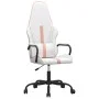 Silla gaming con masaje cuero sintético rosa y blanco de vidaXL, Sillones para videojuegos - Ref: Foro24-345565, Precio: 103,...