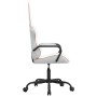 Silla gaming con masaje cuero sintético rosa y blanco de vidaXL, Sillones para videojuegos - Ref: Foro24-345565, Precio: 105,...