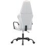 Silla gaming con masaje cuero sintético rosa y blanco de vidaXL, Sillones para videojuegos - Ref: Foro24-345565, Precio: 105,...