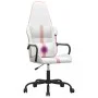 Silla gaming con masaje cuero sintético rosa y blanco de vidaXL, Sillones para videojuegos - Ref: Foro24-345565, Precio: 103,...